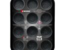 ORION BG-37045 αντικολλητική φόρμα για Cupcakes/Muffins 12 θέσεων 34.8Χ26.4Χ3εκ.