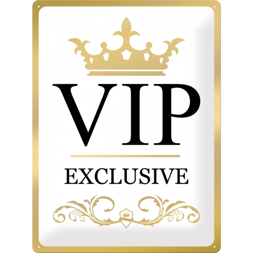 Nostalgic Μεταλλικός πίνακας VIP Exclusive - Special Edition 30Χ40