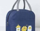 Lunch bag ισοθερμική μπλε με ζωάκια 22Χ13Χ19εκ.