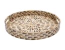 Δισκος Mdf-κοχυλι Tear Drop Fylliana Fl01 Μπεζ-καφε-λευκο Χρωμα 40εκ