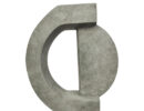Κεραμικο Βαζο Γκρι Πετρας Μινιμαλ 32.5x11.5x39cm