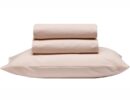 ESSENTIAL 18 powder pink σεντόνι μονό 160X270 100% πενιέ βαμβακερό