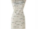 Ποδιά υφασμάτινη με ψάρια SARDINE 62X83 60% ΒΑΜΒΑΚΙ-40% POLYESTER