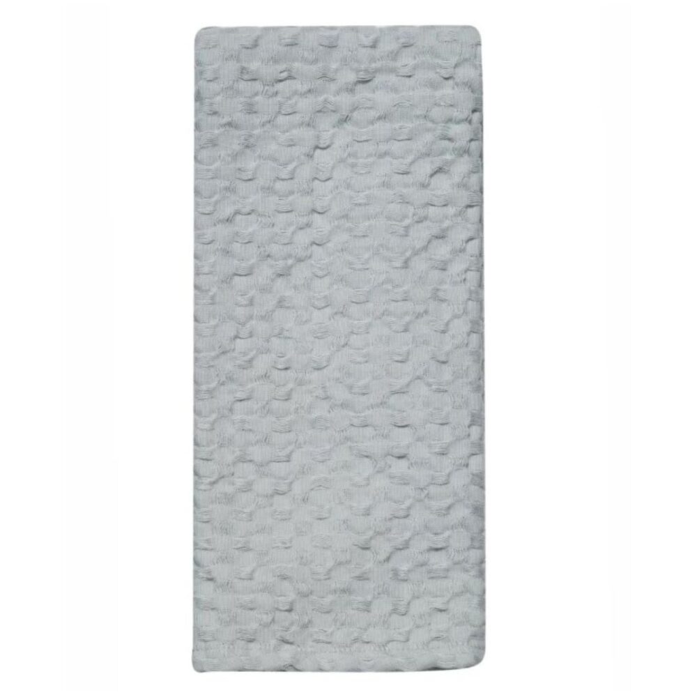 LAVARE 24 γκρι silver πετσέτα κουζίνας waffle 40Χ60 100% βαμβάκι