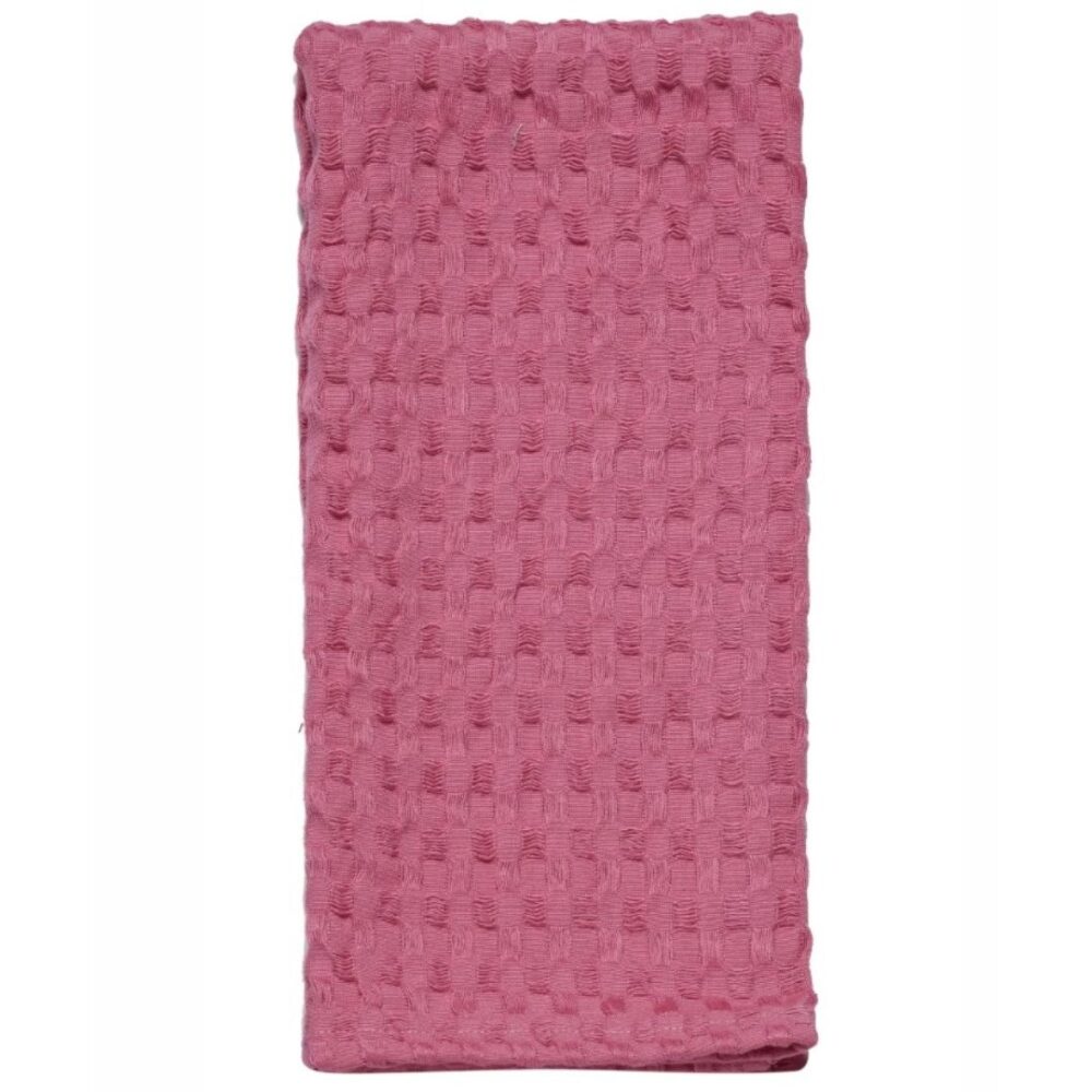 LAVARE 20 strawberry pink πετσέτα κουζίνας waffle 40Χ60 100% βαμβάκι