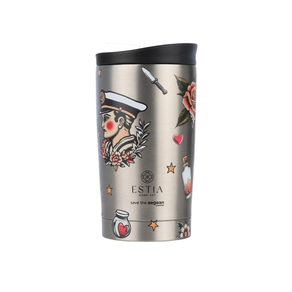 Ποτήρι θερμός Old School Ink 350ml