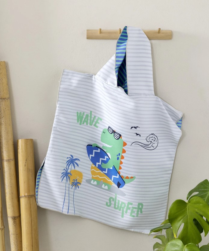 Πόντσο surf 3-5 ετών 00% microfiber και τεχνολογία quick dry